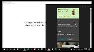 Fahrenheit to Celsius  Change Windows Weather Temperature Unit Metrics