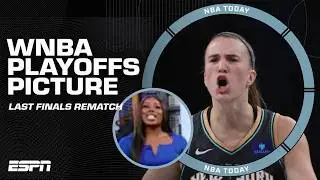 CHINEY'S CHALK TALK 🗣️ Who will secure the FINAL SPOT of the WNBA Playoffs? 📈 | NBA Today