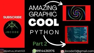 How To Create Graphic Design In Phyton  PART 2 || Joshua ||