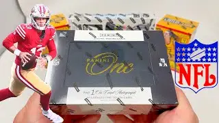 Opening a 2023 PANINI ONE Football Box + HUGE CASE HIT