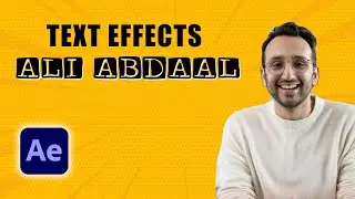 5 Easy (and VIRAL) Text Animations like @aliabdaal  | After Effects Tutorial in Hindi - 2023