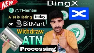 ATN Listing Today Update Athene Network ANT withdraw Metamask to BingX bit mart ATN vesting