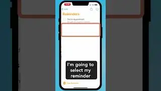 Start Using the Reminders App on your iPhone in less than 60 seconds!!!