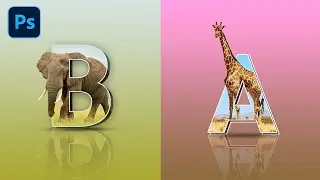 3D Letter Manipulation - Photoshop Tutorial for Beginners