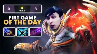 FIRST GAME OF THE DAY (SingSing Dota 2 Highlights 