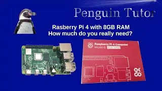 Raspberry Pi 4 - 8GB memory - Desktop PC memory usage test