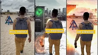 Dr Strange MAGIC PORTAL Step Through Multiverse Effect in one Take  | After Effects Tutorial 2023