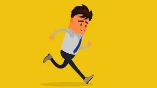 Character Run Cycle Animation After Effects - Duik Plugin
