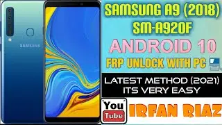 Samsung A9 2018(SM-A920F) frp bypass with Pc new easy trick Android10