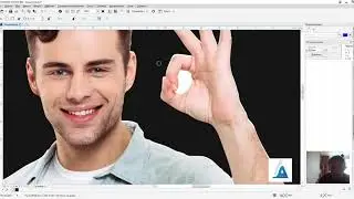 Как Вырезать фон растрового изображения в программе Corel DRAW