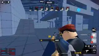 Roblox Game Play Gun Fight Arena The Box Los Angeles United States TDM Multi Player Online 005