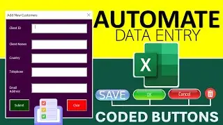 EXCEL USER FORMS IN EXCEL INVOICING SYSTEM | SAVE BUTTON | VBA MACROS