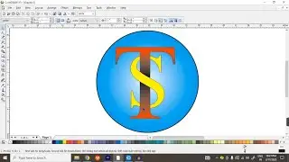 Ts Logo Create in Coreldraw | Make Ts logo in Coreldraw | TS Logo Design in Coreldraw | Logo Design