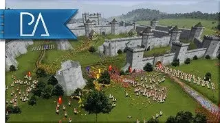 Hundred Years War Siege Battle - Medieval Total War Gameplay