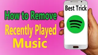 How to Remove Recently played music on Spotify (2021)