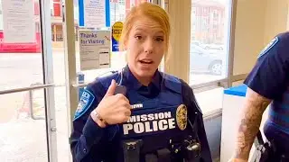 Whoa: SHE WENT CRAZY REALLY QUICK!!! (MUST SEE) First Amendment Audit Fail