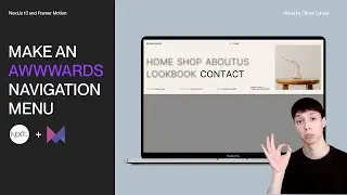 Build an Awwwards Navigation Menu using Nextjs and Framer Motion