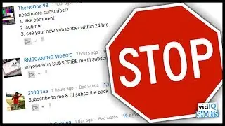 How To Block Sub4Sub Comments On Your Channel ⛔⛔⛔ [60 Seconds]
