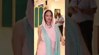 Rihanna's Super Swag At Jamnagar Airport - Ambani Wedding! #rihanna  #anantambani