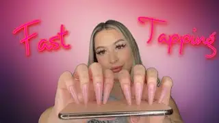 ASMR fast tapping 👉🏽 10 triggers in 10 minutes 😴