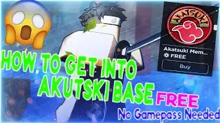 😱How To Get Into Akatsuki Base WITHOUT AKATSUKI GAMEPASS & MAX LEVEL (WORKSS!!)😱 | Shinobi Life 2