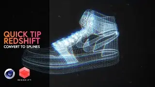 Quick Tip - Convert model to spline for Cinema 4D and Redshift