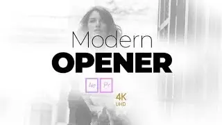 Modern Fast Opener - After Effects Template - Videohive