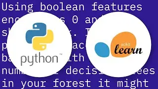 How to use dummy variable to represent categorical data in python scikit-learn random forest