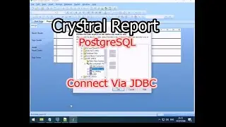 How To Crystal Reports JDBC driver not found to PostgreSQL