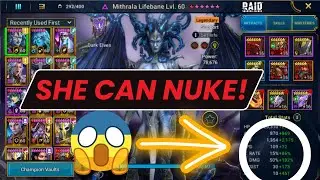 Surprise Mithrala Nuker Build!  She Smacks!!  Raid: Shadow Legends