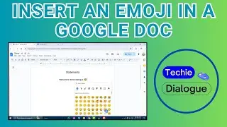 How to Insert an Emoji in a Google Docs