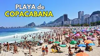 ⚠️ Es PELIGROSO? Caminando X la PLAYA de COPACABANA en RIO de JANEIRO!