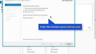 Create 1st Domain Controller with Windows Server 2012 R2