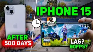 iPhone 15 After 500 Days! 😱 BGMI Performance, Battery Drain & Heating Test! 🔥