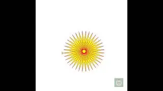Draw a flower using turtle module in Python #Shorts