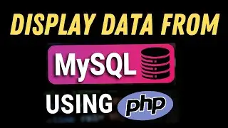 How to Display Data from Database in PHP |  PHP For Beginners