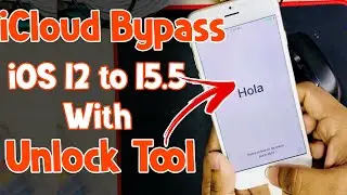 iPhone 5s to X 🔐iCloud Bypass  iOS 12 to 15.5 Passcode/Hello Screen ✅with Unlock Tool 2022