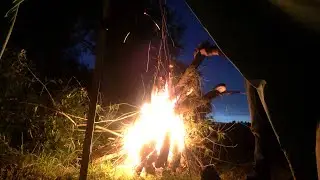 НОЧНАЯ РЫБАЛКА НА ОКЕ / Много ПУХА и Грязи НО ЛЕЩ КЛЮЁТ днём