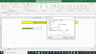 Excel: make entry of only valid email address in a cell