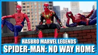 Marvel Legends Spider-Man No Way Home Tom Holland Tobey Maguire Andrew Garfield Hasbro Review