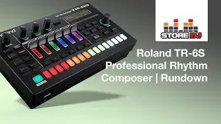 Roland Aira TR-6S Professional Rhythm Composer Drum Machine w/ 606, 707, 808, 909 & More - Store DJ