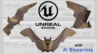 Medhue Bat with AI in Unreal Engine!!