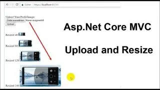 Code Example: Asp Mvc Core Photo Upload and Resize