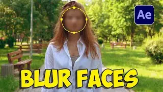 How to make BLUR FACES in moving Object in After Effects