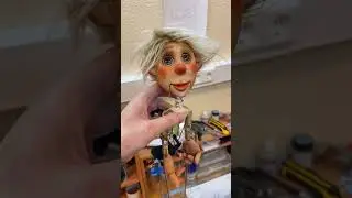 Реставрация куклы.#puppet #кукла #мастерская #кукланазапястье #театркукол #театральнаякукла #puppets