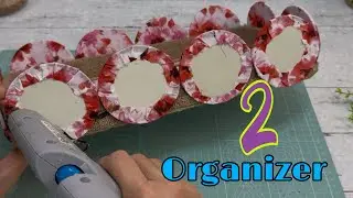 2 Diy Kitchen Organizer With Cardboard and Jute Rope/ Diy Cardboard Crafts#diyorganizer