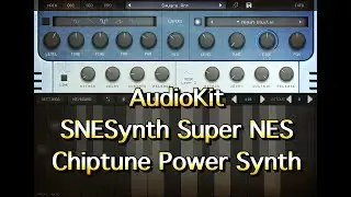 SNESynth - 16bit Chiptune Power Synth by AudioKit - This is Epic - Demo for the iPad