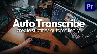 Auto Transcribe Captions in Premiere Pro — how to create subtitles automatically