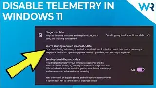 How to disable telemetry in Windows 11