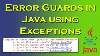 Error Guards in Java using Exceptions